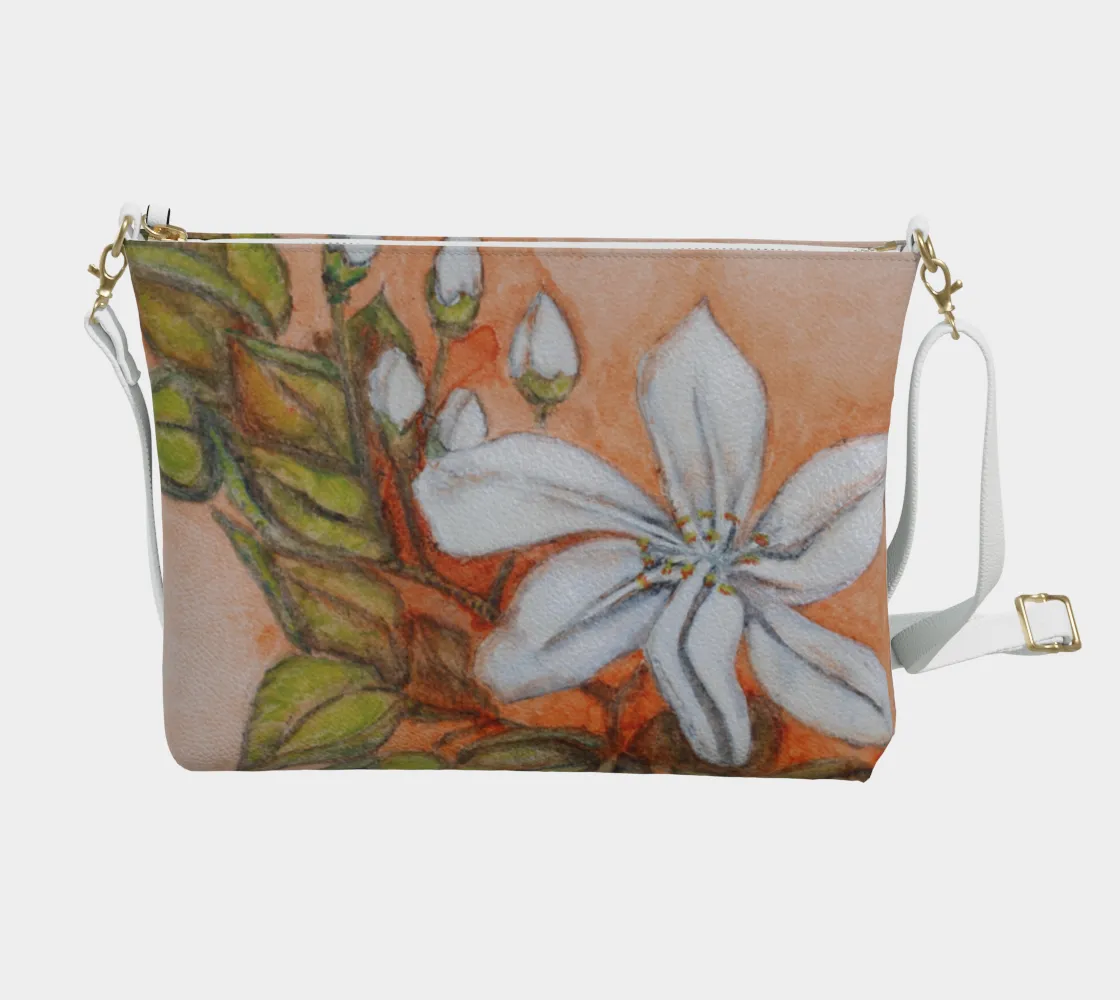 Efficient delivery Jasmine Cloud-based Crossbody Flower Leather Vegan Purse