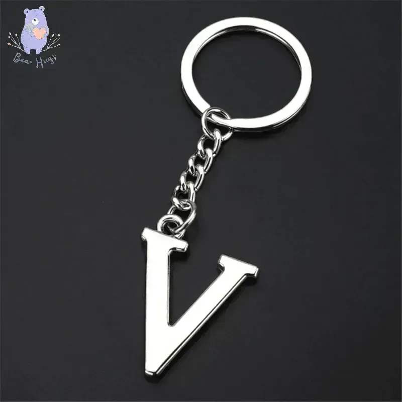 English Letters Keychain A to Z