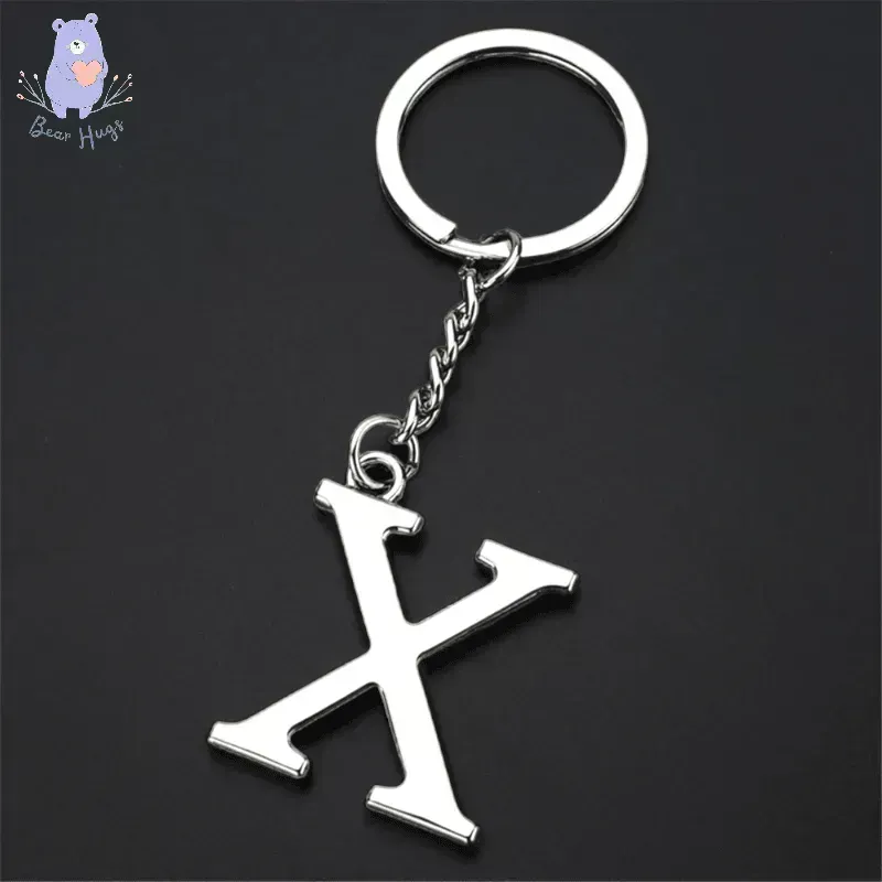 English Letters Keychain A to Z