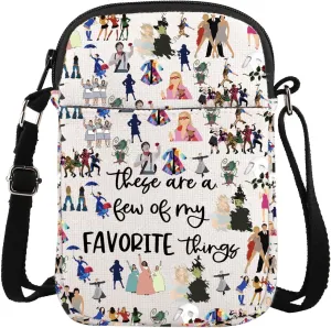 ENSIANTH Musical Inspired Gift Musical Theatre Actor Actress Messenger Bag Drama Theatre Crossbody Purses Bag