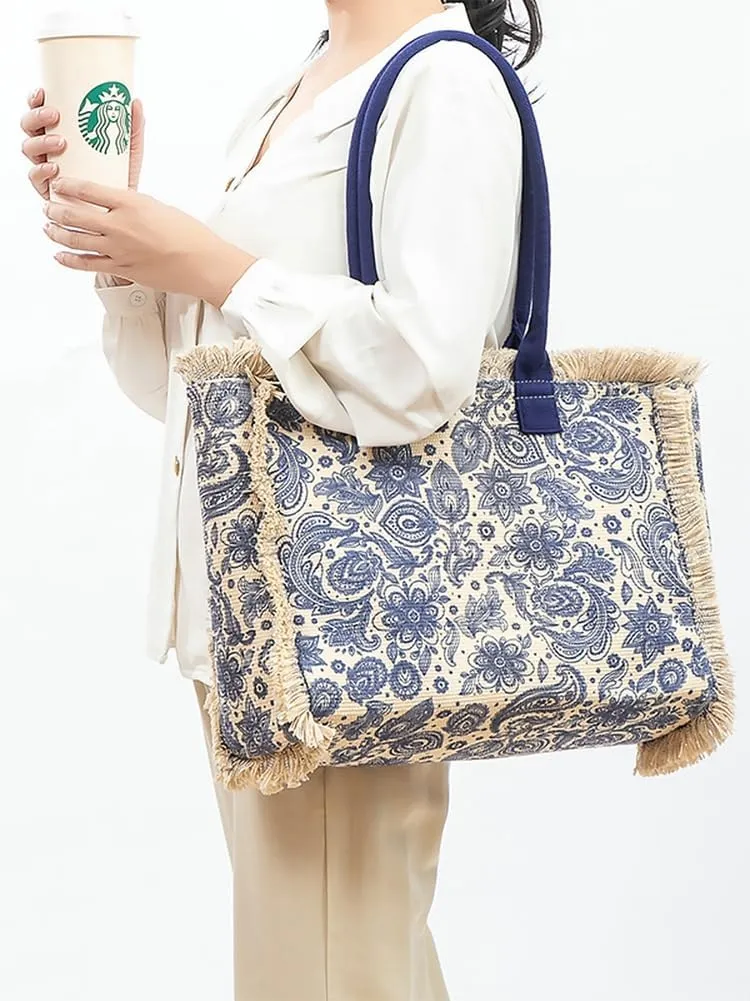 Epsion Large Canvas Tote Bag for Women Crossbody Purse Handbag Shoulder Bag Travel Messenger Gym Totes 2025