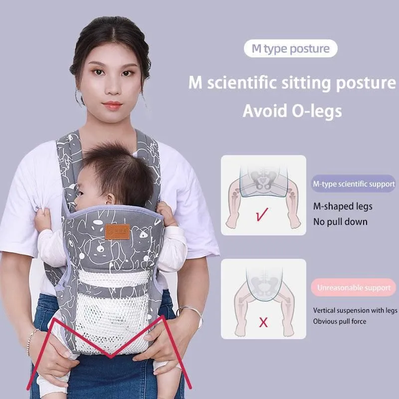 Ergonomic Baby Carrier - Comfy Double Shoulder Backpack