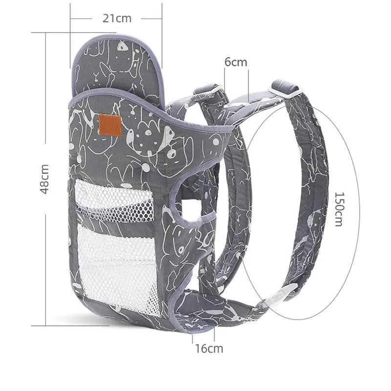 Ergonomic Baby Carrier - Comfy Double Shoulder Backpack