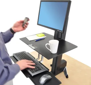 Ergotron – Worksurface for WorkFit-S – Add-on for WorkFit-S Standing Desk Converter