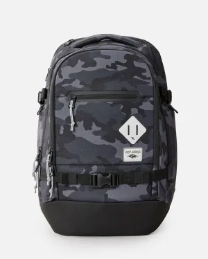 F-Light Posse 35L Backpack in Black & Grey