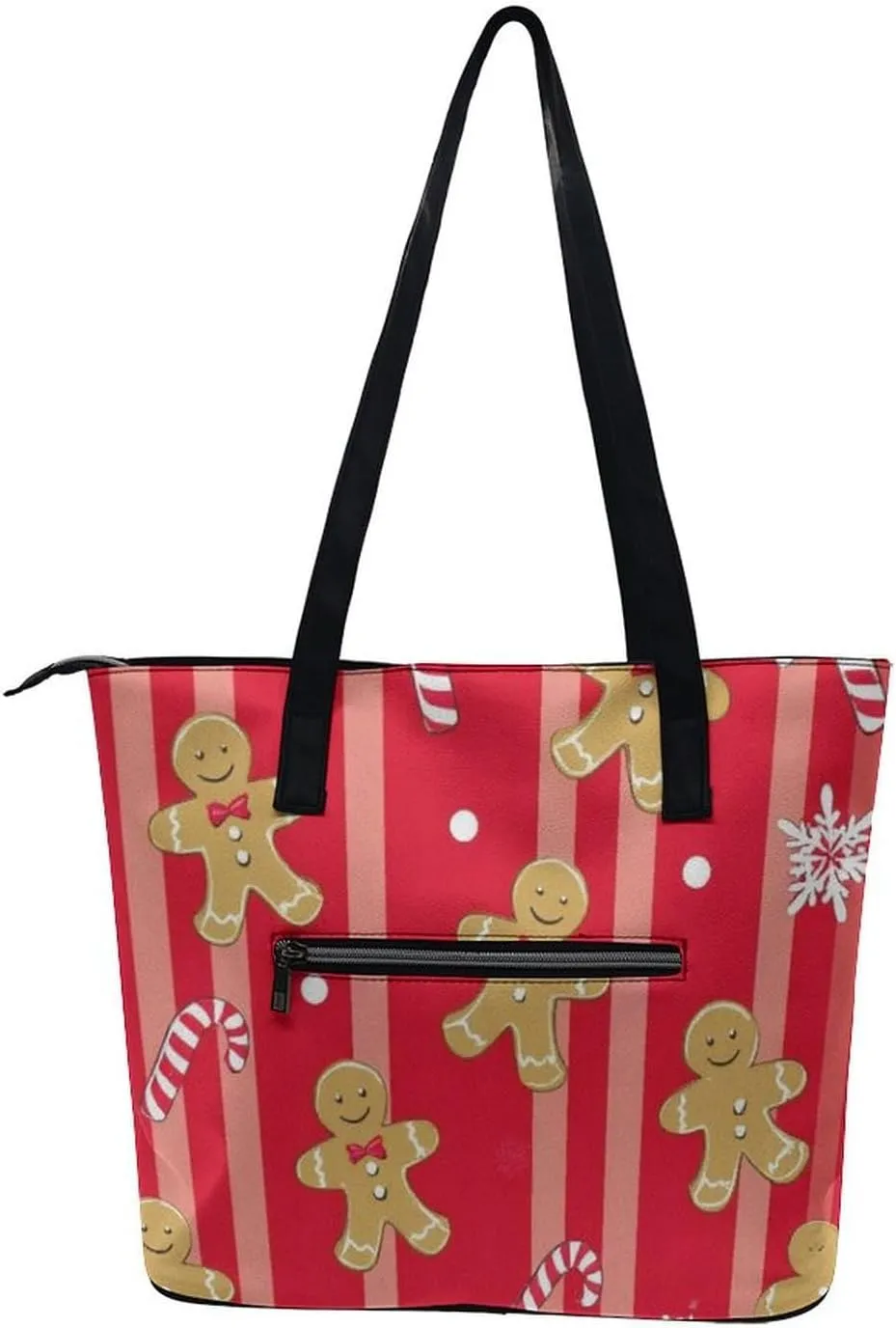 Fashion Leather Tote Bag Travel Work Daily Essentials Handbag Unisex Handbag