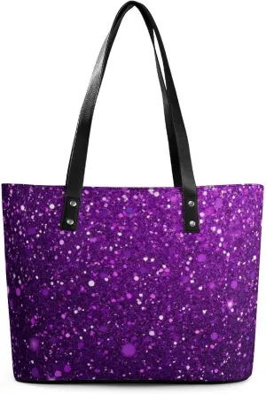 Fashion Leather Tote Bag Travel Work Daily Essentials Handbag Unisex Handbag