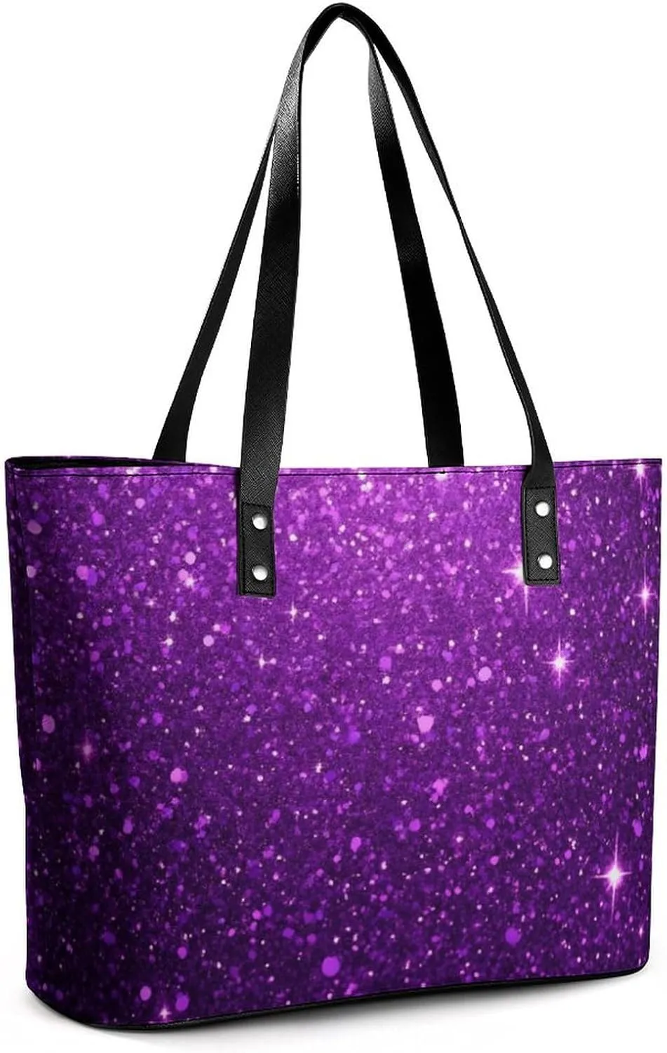 Fashion Leather Tote Bag Travel Work Daily Essentials Handbag Unisex Handbag
