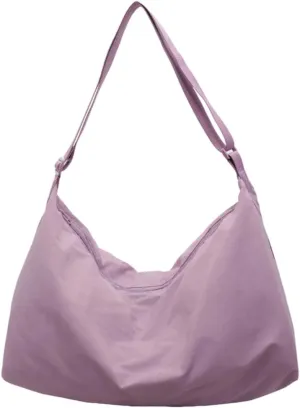 Fashion Nylon Crossbody Bag For Ladies Large Compartment Shoulder Purse Armpit Bag For Students And Commuters