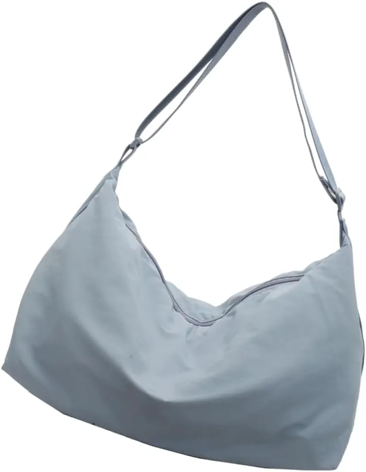 Fashion Nylon Crossbody Bag For Ladies Large Compartment Shoulder Purse Armpit Bag For Students And Commuters