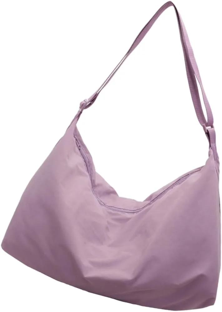 Fashion Nylon Crossbody Bag For Ladies Large Compartment Shoulder Purse Armpit Bag For Students And Commuters