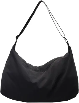 Fashion Nylon Crossbody Bag For Ladies Large Compartment Shoulder Purse Armpit Bag For Students And Commuters