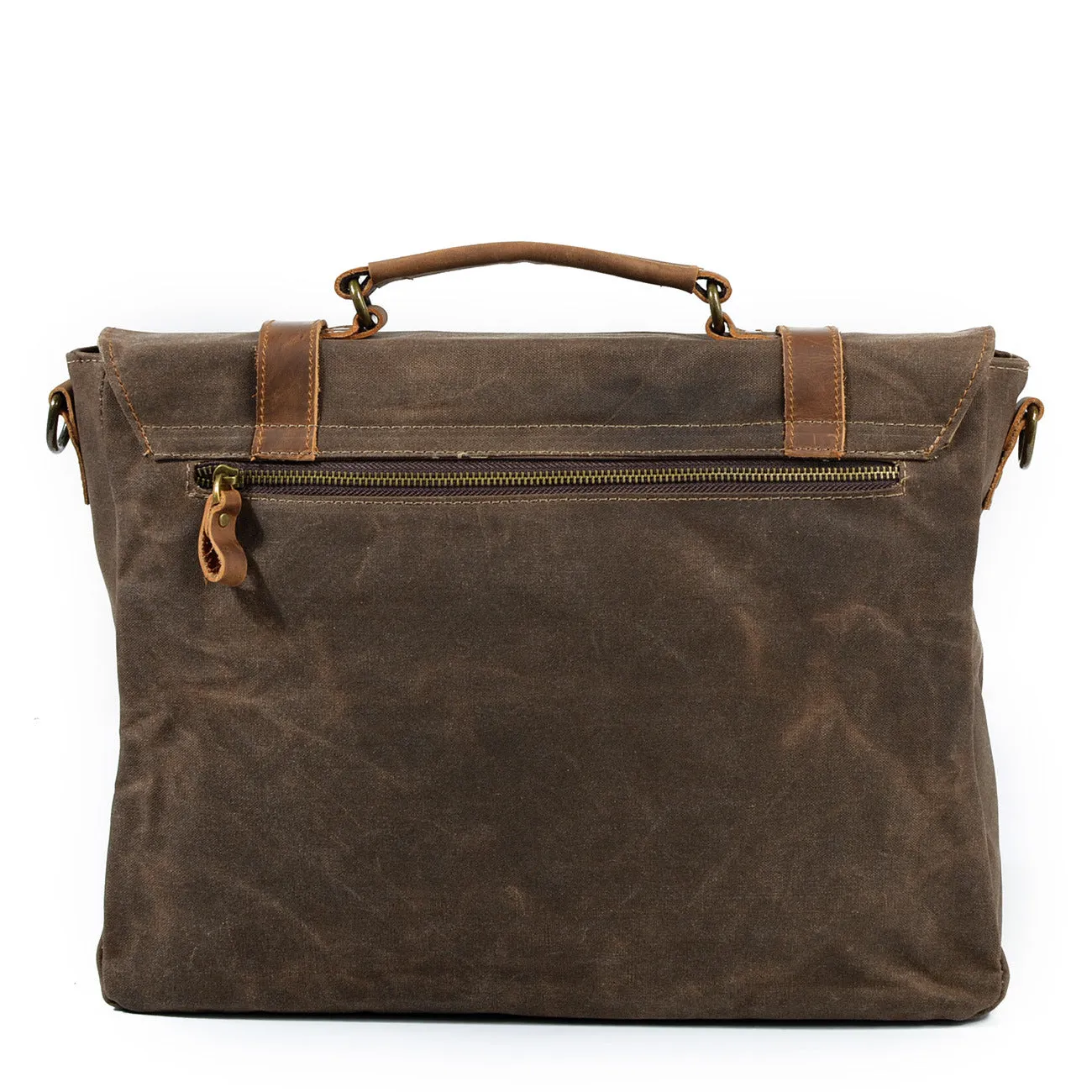 Fashionable Retro Genuine Leather Messenger Bag – Waterproof Crossbody Bag