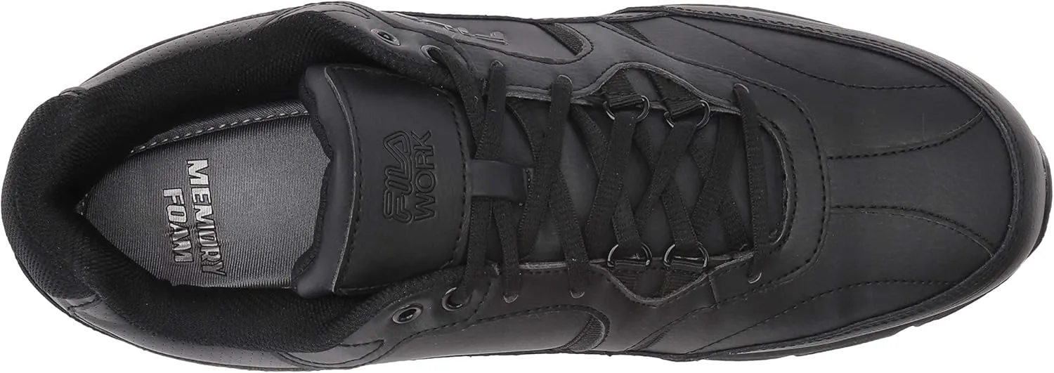 Fila Men's Memory Workshift Slip Resistant Steel Toe Work Shoes Hiking
