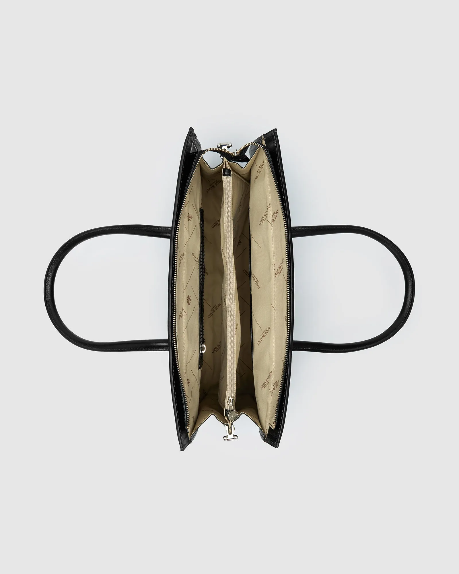 Florence Black - Leather Tote Work Bag
