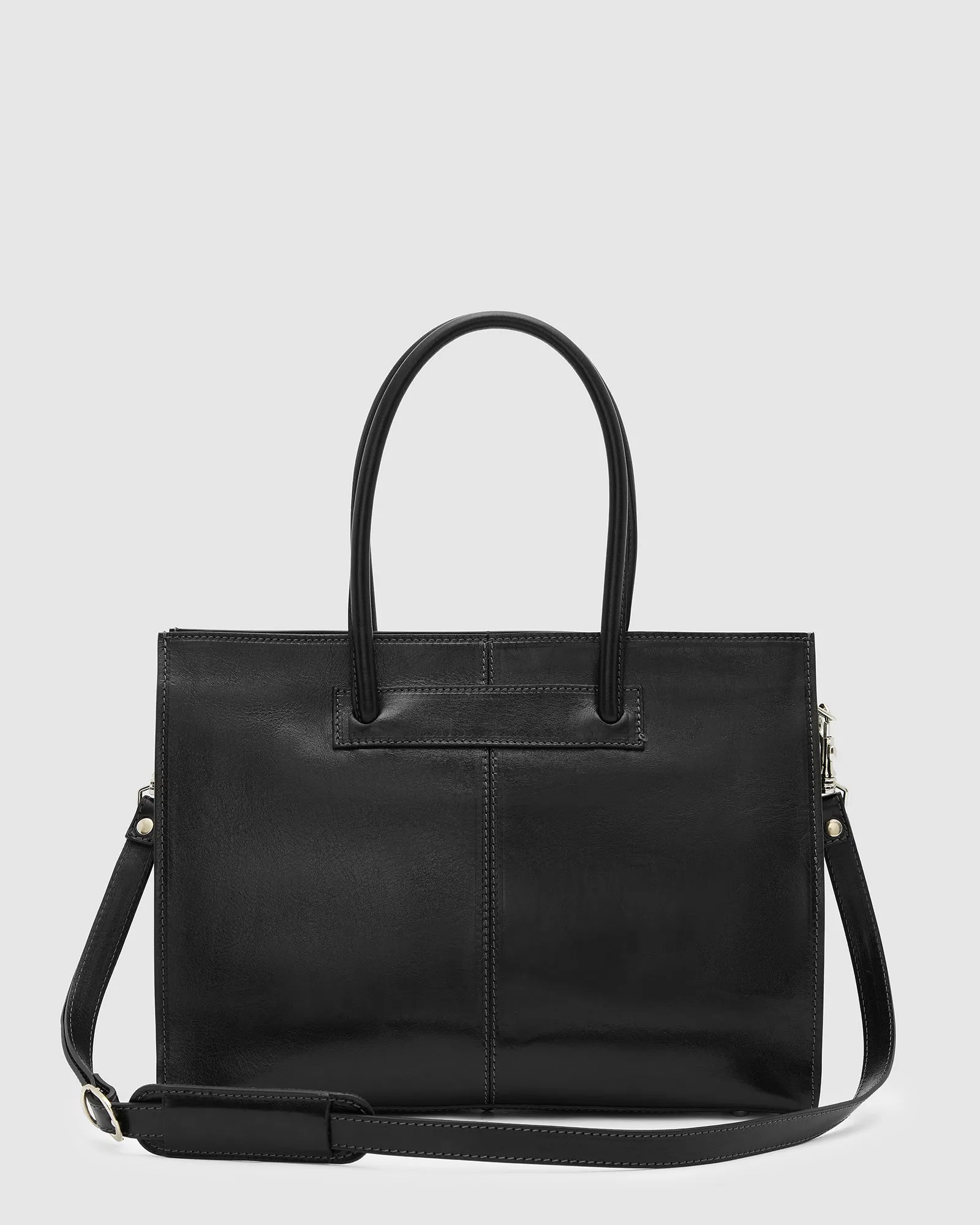 Florence Black - Leather Tote Work Bag