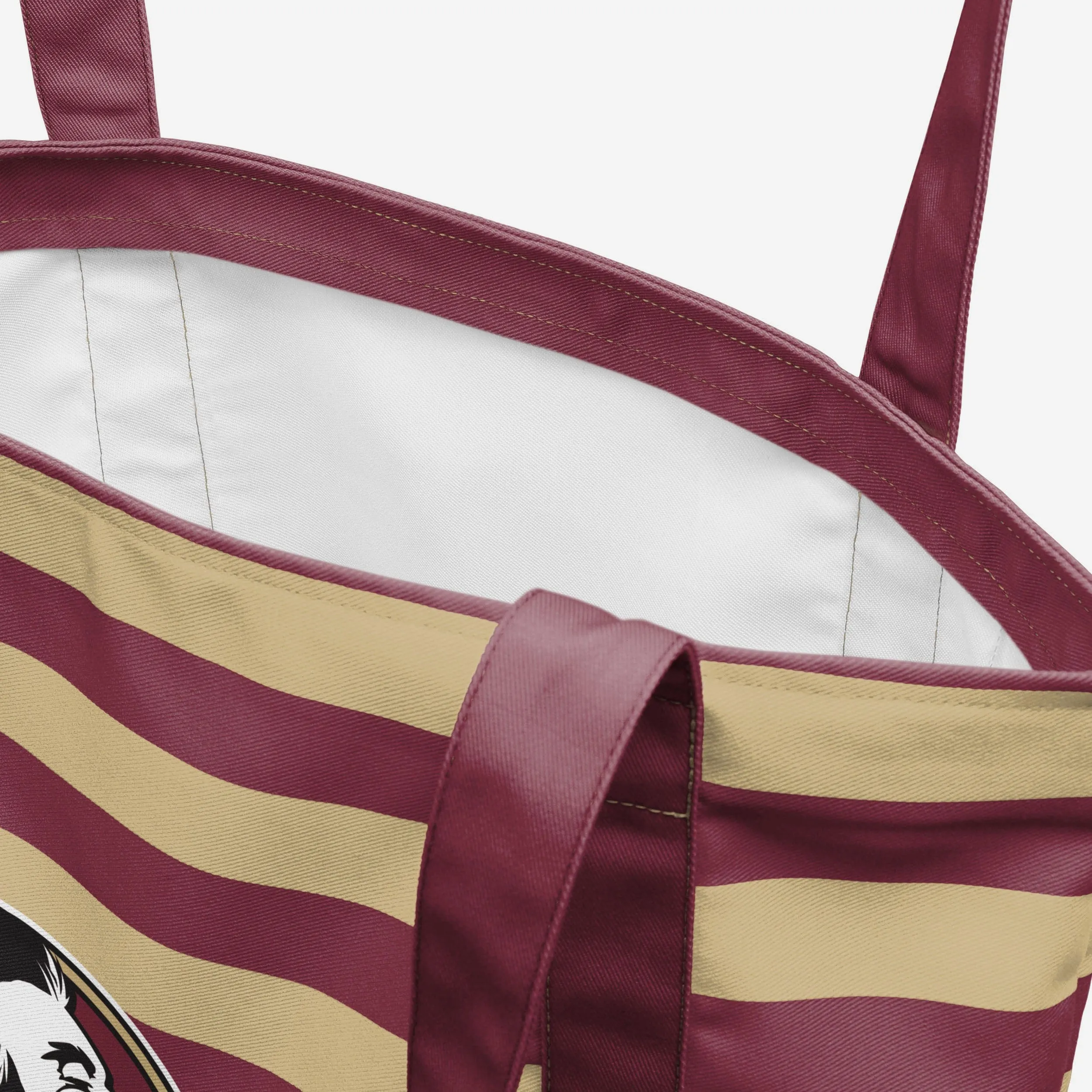 Florida State Seminoles Team Stripe Canvas Tote Bag