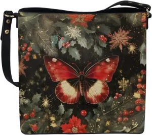FOR U DESIGNS Shoulder Bag for Women Travel Crossbody Bag with Adjustable Strap PU Leather Bucket Bag Purses