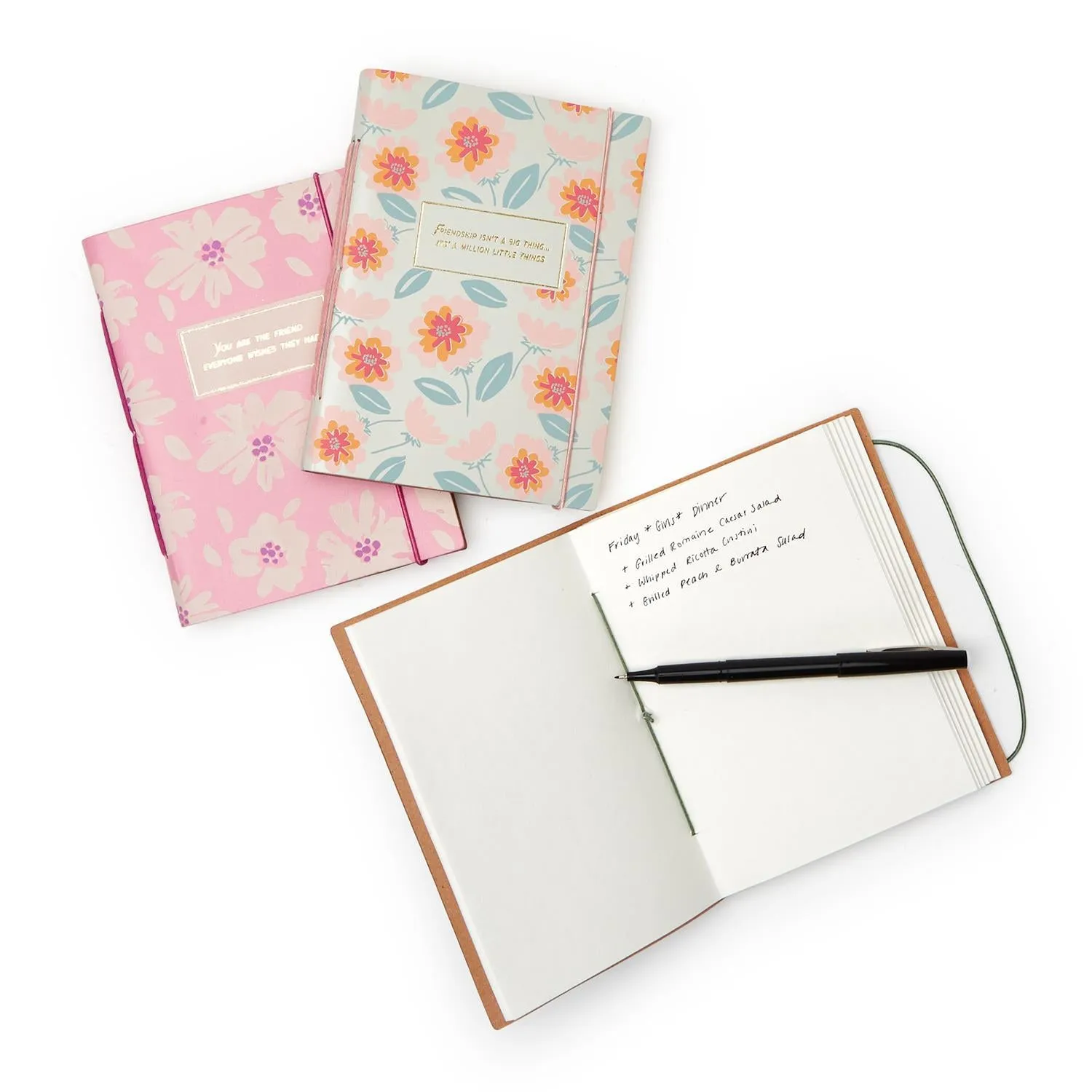 Friendship Journal in Recycled Leather & Cotton Paper