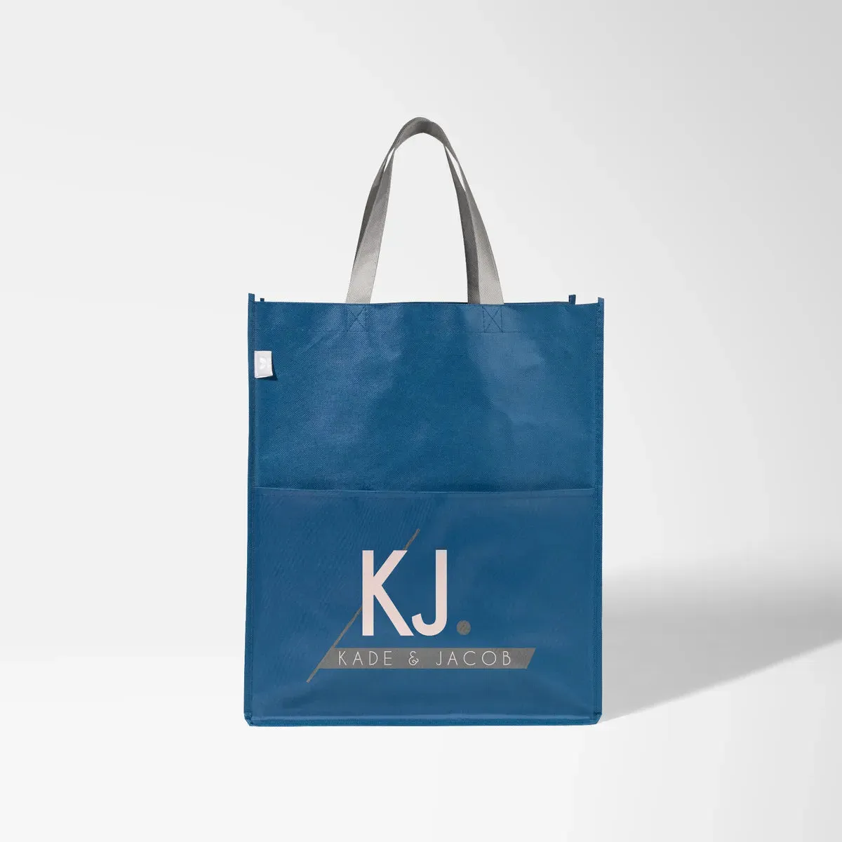Full Color Recycled Plastic Rayna Tote with Pocket