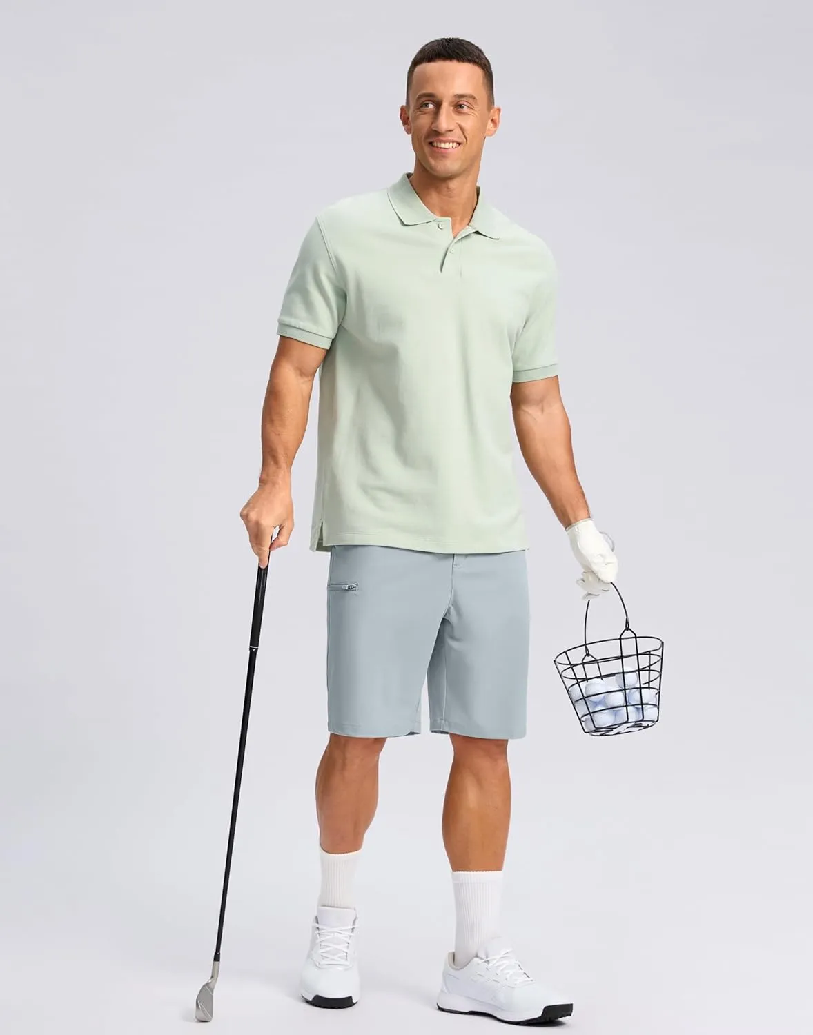 G Gradual Men's Casual Shorts 7"/ 9" Lightweight 4 Pockets Stretch Quick-Dry Summer Shorts for Golf Work Hiking Trips