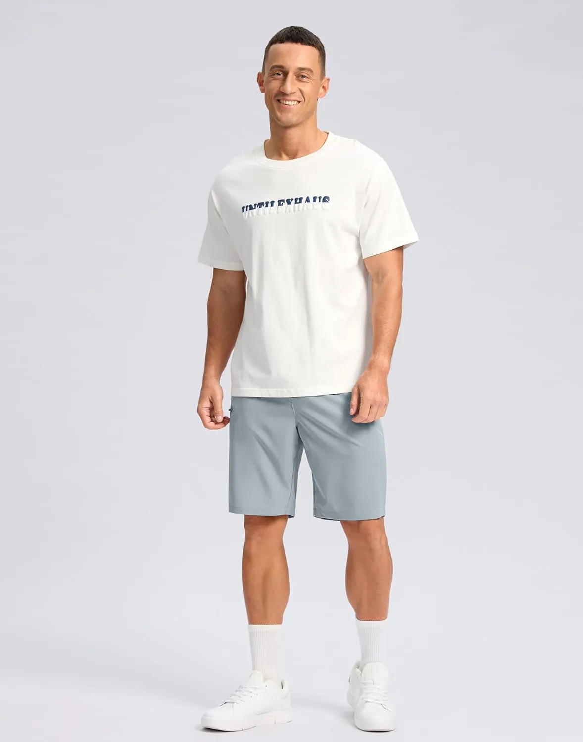 G Gradual Men's Casual Shorts 7"/ 9" Lightweight 4 Pockets Stretch Quick-Dry Summer Shorts for Golf Work Hiking Trips