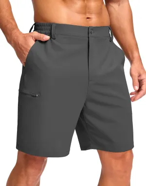 G Gradual Men's Casual Shorts 7"/ 9" Lightweight 4 Pockets Stretch Quick-Dry Summer Shorts for Golf Work Hiking Trips
