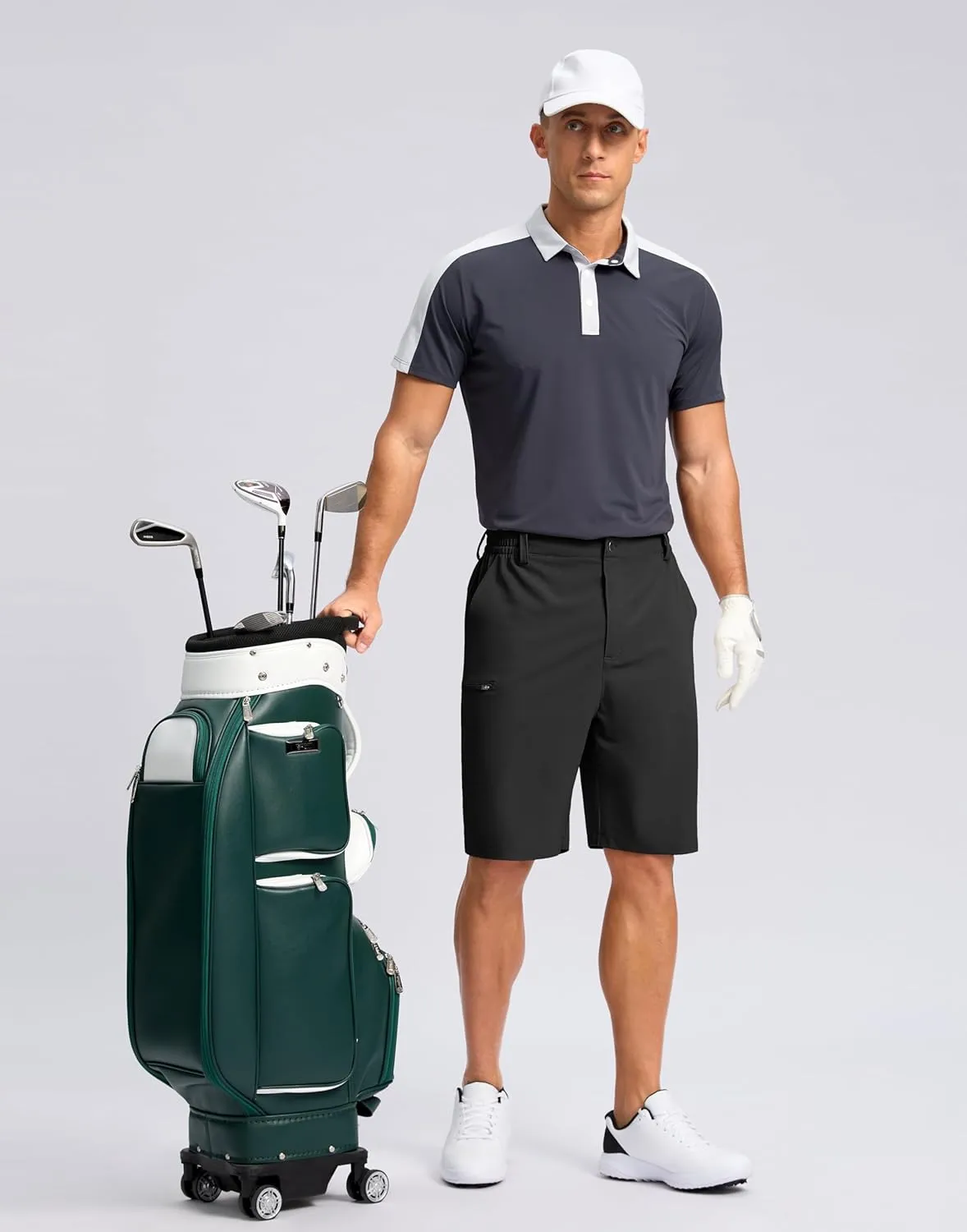 G Gradual Men's Casual Shorts 7"/ 9" Lightweight 4 Pockets Stretch Quick-Dry Summer Shorts for Golf Work Hiking Trips