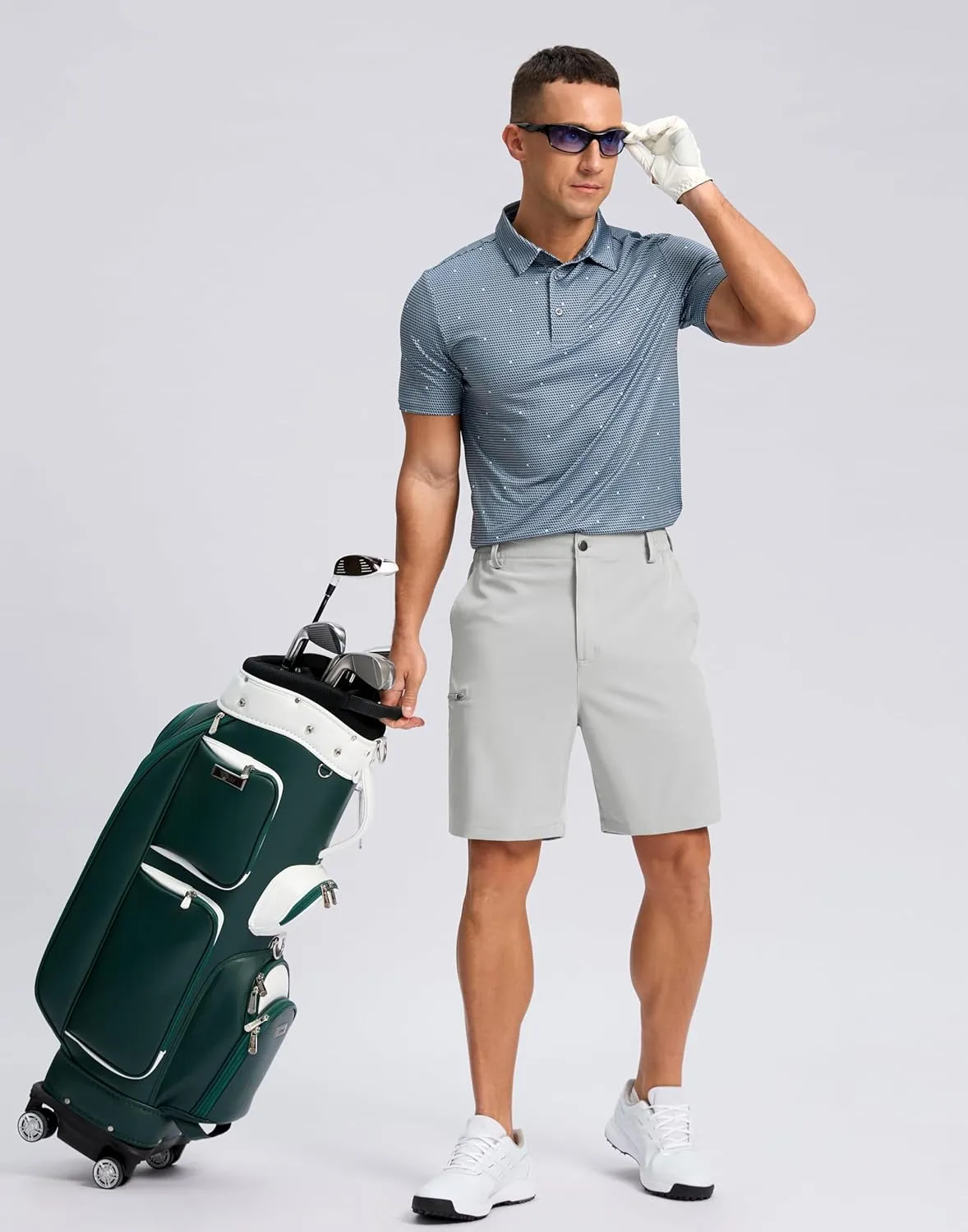 G Gradual Men's Casual Shorts 7"/ 9" Lightweight 4 Pockets Stretch Quick-Dry Summer Shorts for Golf Work Hiking Trips