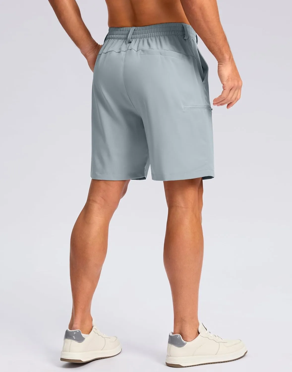 G Gradual Men's Casual Shorts 7"/ 9" Lightweight 4 Pockets Stretch Quick-Dry Summer Shorts for Golf Work Hiking Trips