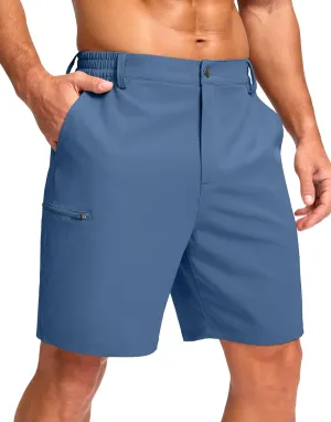 G Gradual Men's Casual Shorts 7"/ 9" Lightweight 4 Pockets Stretch Quick-Dry Summer Shorts for Golf Work Hiking Trips