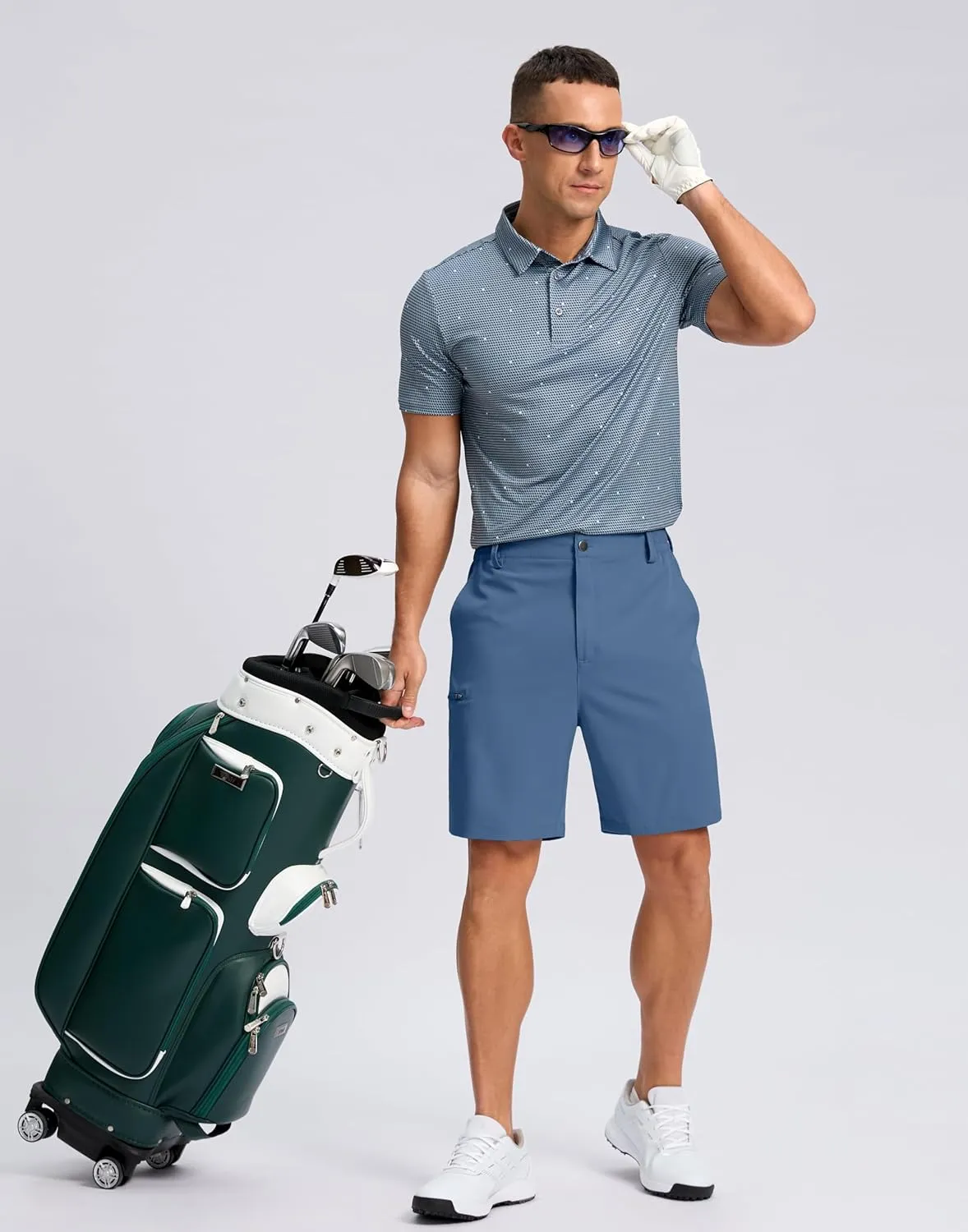 G Gradual Men's Casual Shorts 7"/ 9" Lightweight 4 Pockets Stretch Quick-Dry Summer Shorts for Golf Work Hiking Trips