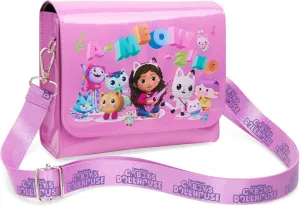 Gabby's Dollhouse Girls Purse, Cute Shoulder Bag with Adjustable Strap - Girls Gifts