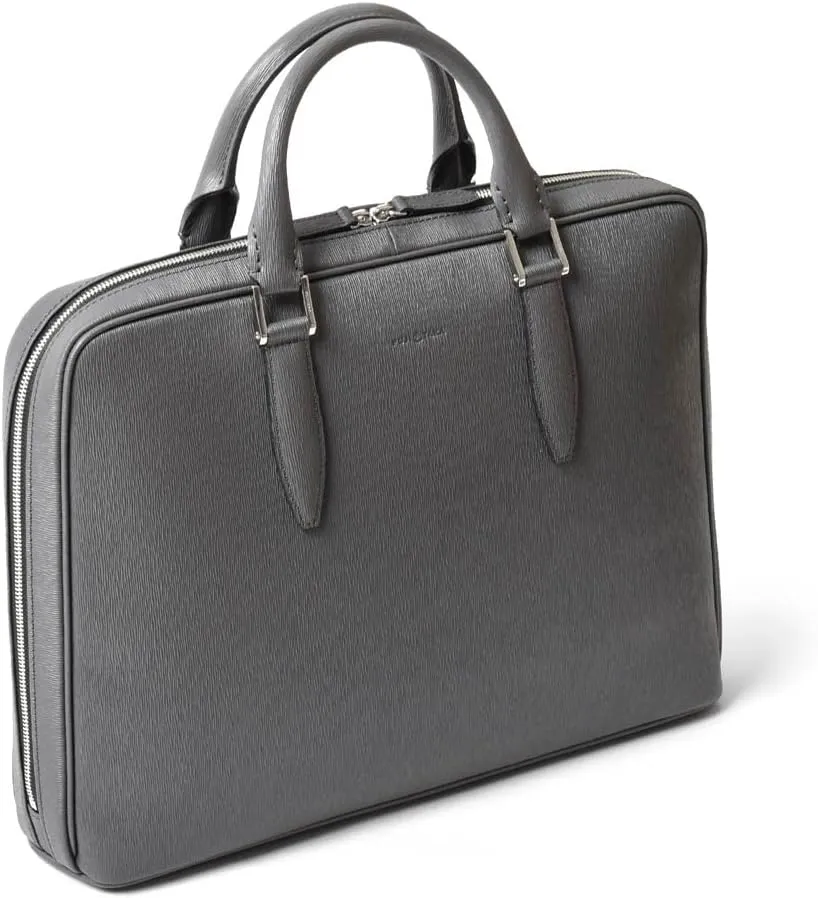Genuine Leather Briefcase A4, New Jade, Made In Japan, No.622511