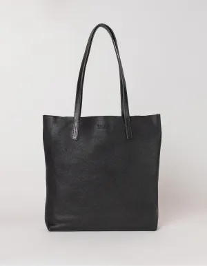 Georgia - Black Soft Grain Leather
