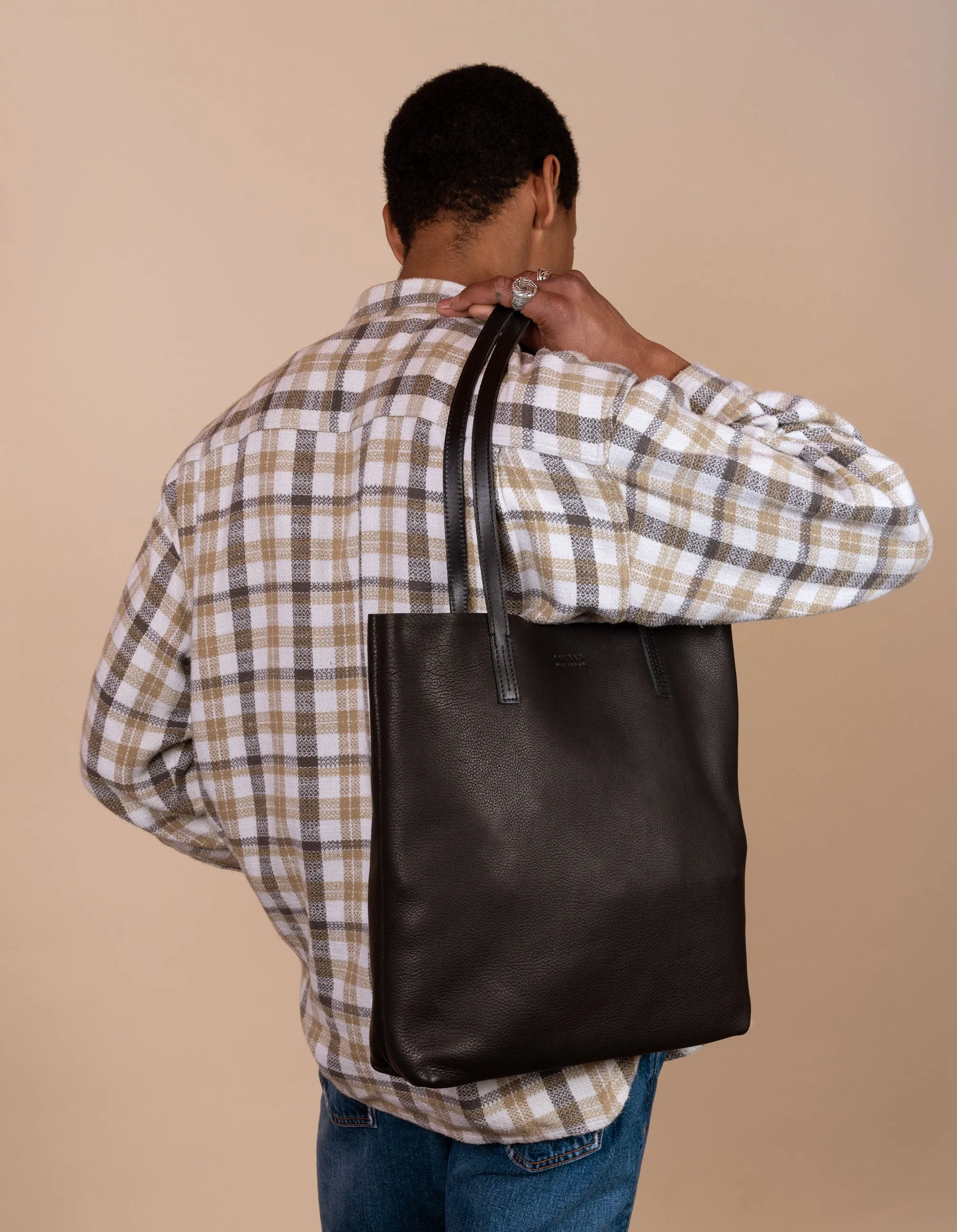 Georgia - Black Soft Grain Leather