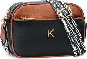 Gifts for Women Personalized Mothers Day Gifts Crossbody Bag Small Purse with Initial Letter Shoulder Handbags