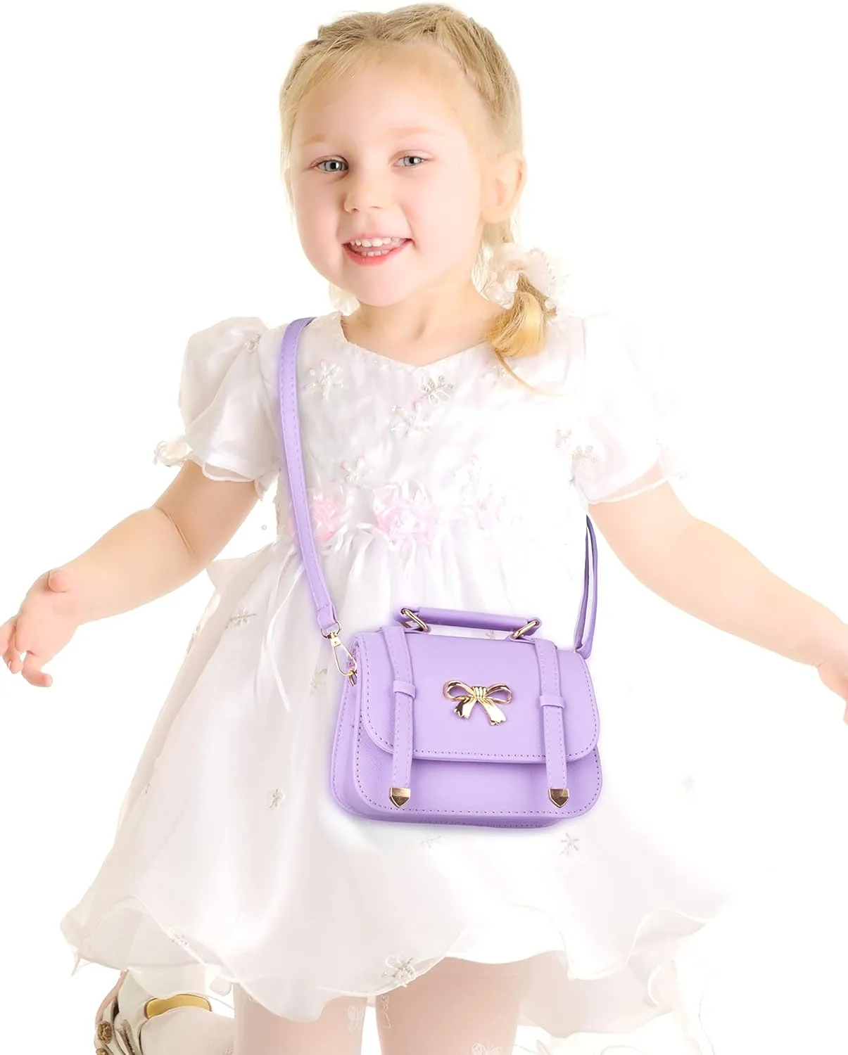 Girls Purse for Kids Crossbody Cute Princess Handbags Shoulder Bag for Toddler Little Girl Gifts