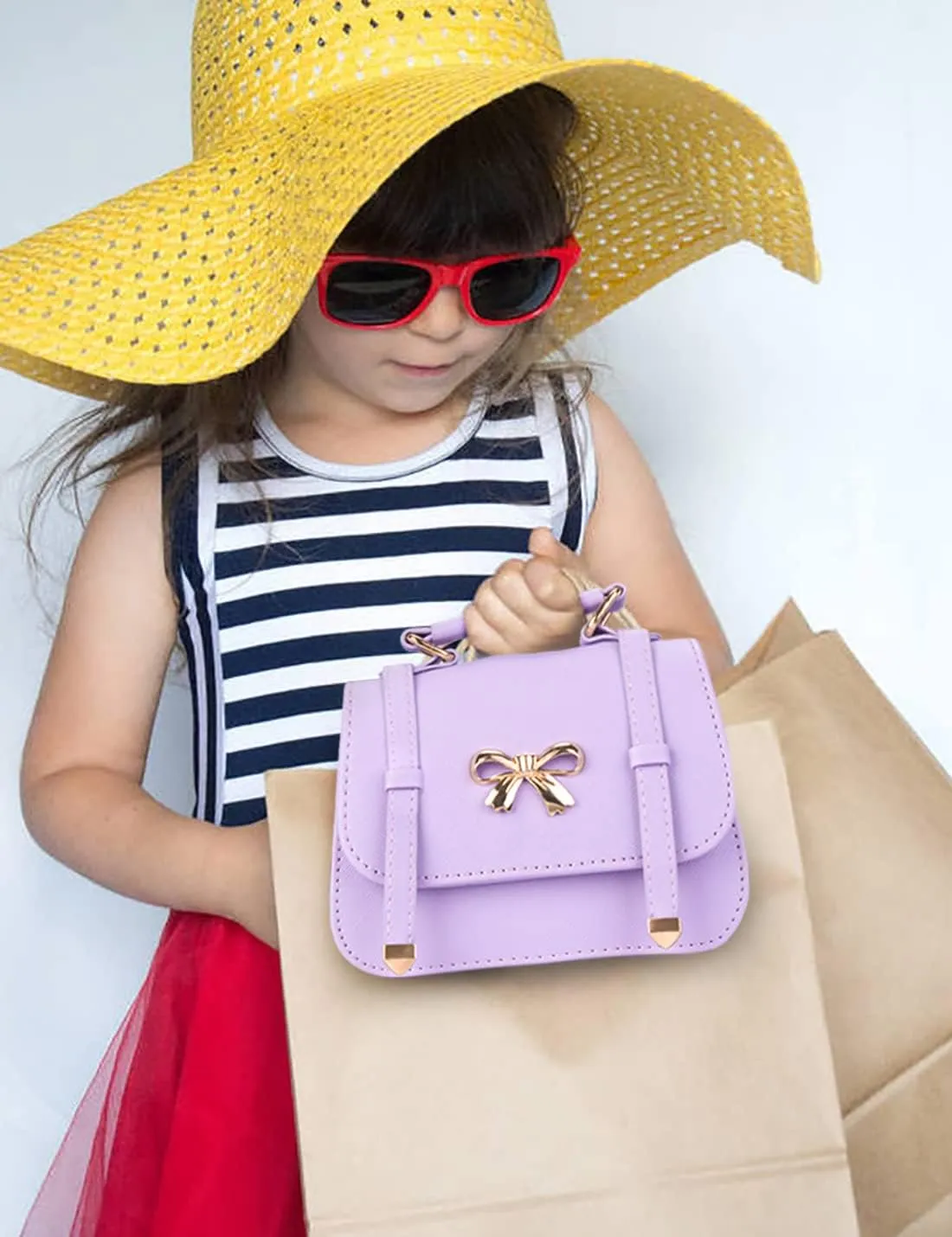 Girls Purse for Kids Crossbody Cute Princess Handbags Shoulder Bag for Toddler Little Girl Gifts