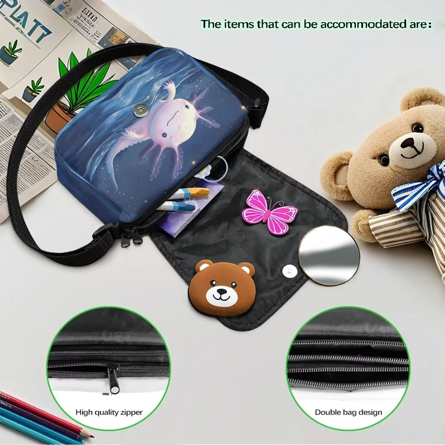 Girls Purses for Kids 8-10 Years Teen Girls Fashion Crossbody Purse for Kids Christmas Birthday Gifts