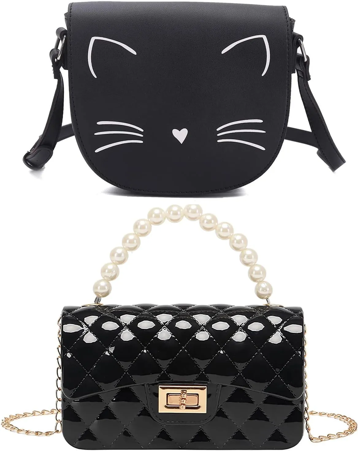 Gladdon Cute Crossbody Bag for Teens Cat Purses for Girls
