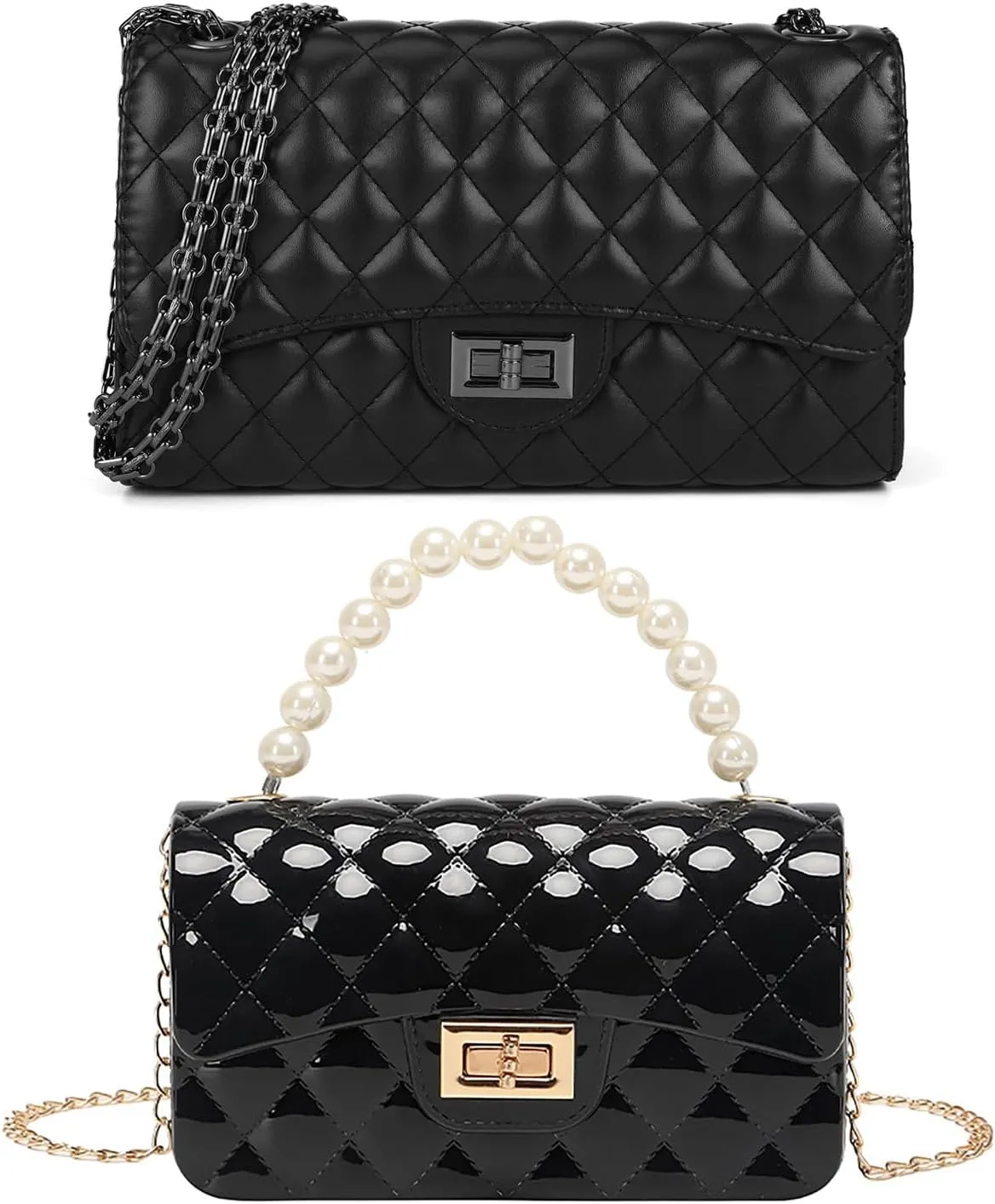 Gladdon Quilted Crossbody Bag for Teen Girls Trendy Shoulder Purse for Women