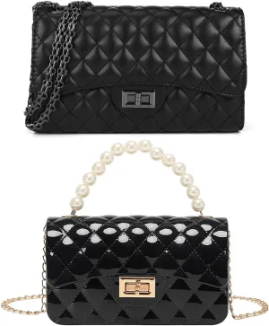 Gladdon Quilted Crossbody Bag for Teen Girls Trendy Shoulder Purse for Women