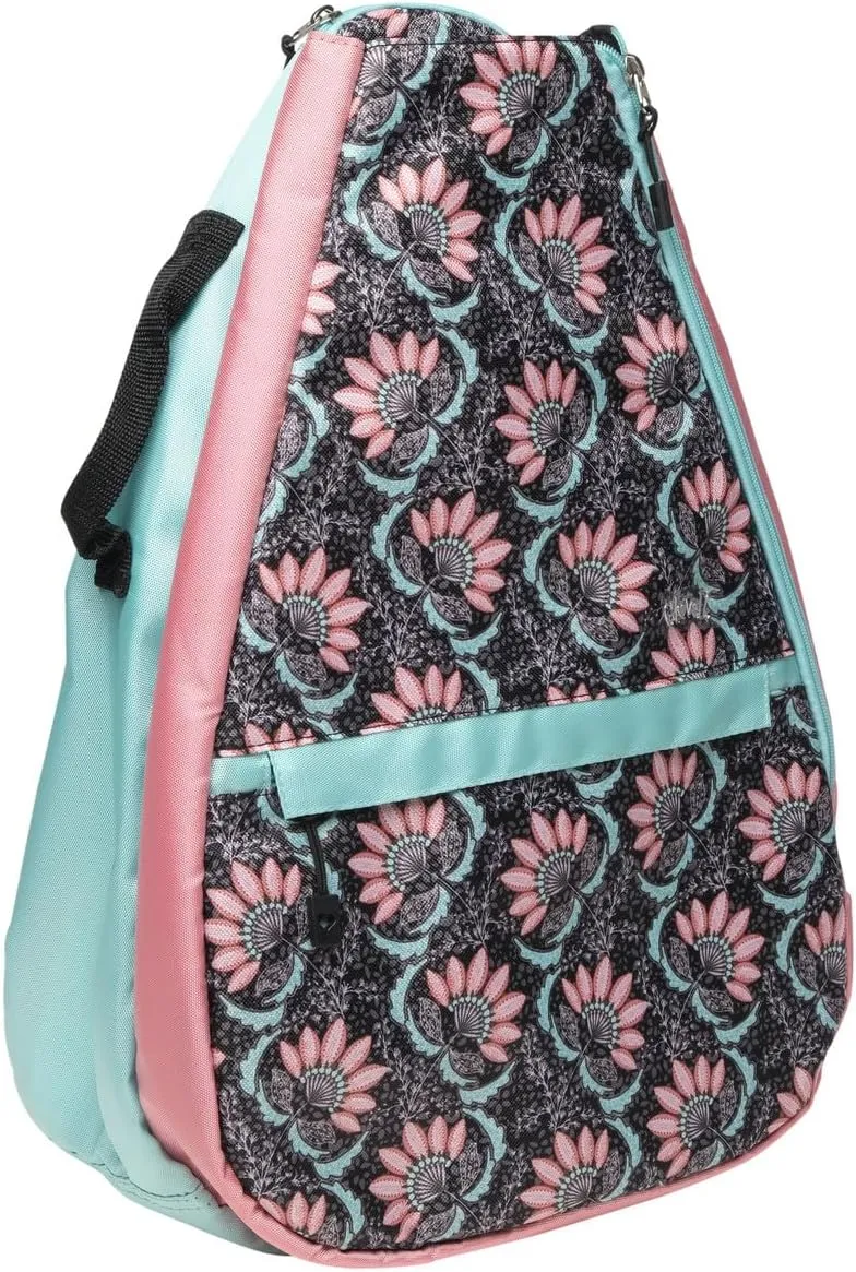 Glove It Tennis Backpack for Women, Lightweight Ladies Tennis Bag & Sling Backpack for 2 Racquets, Balls, Water Bottle