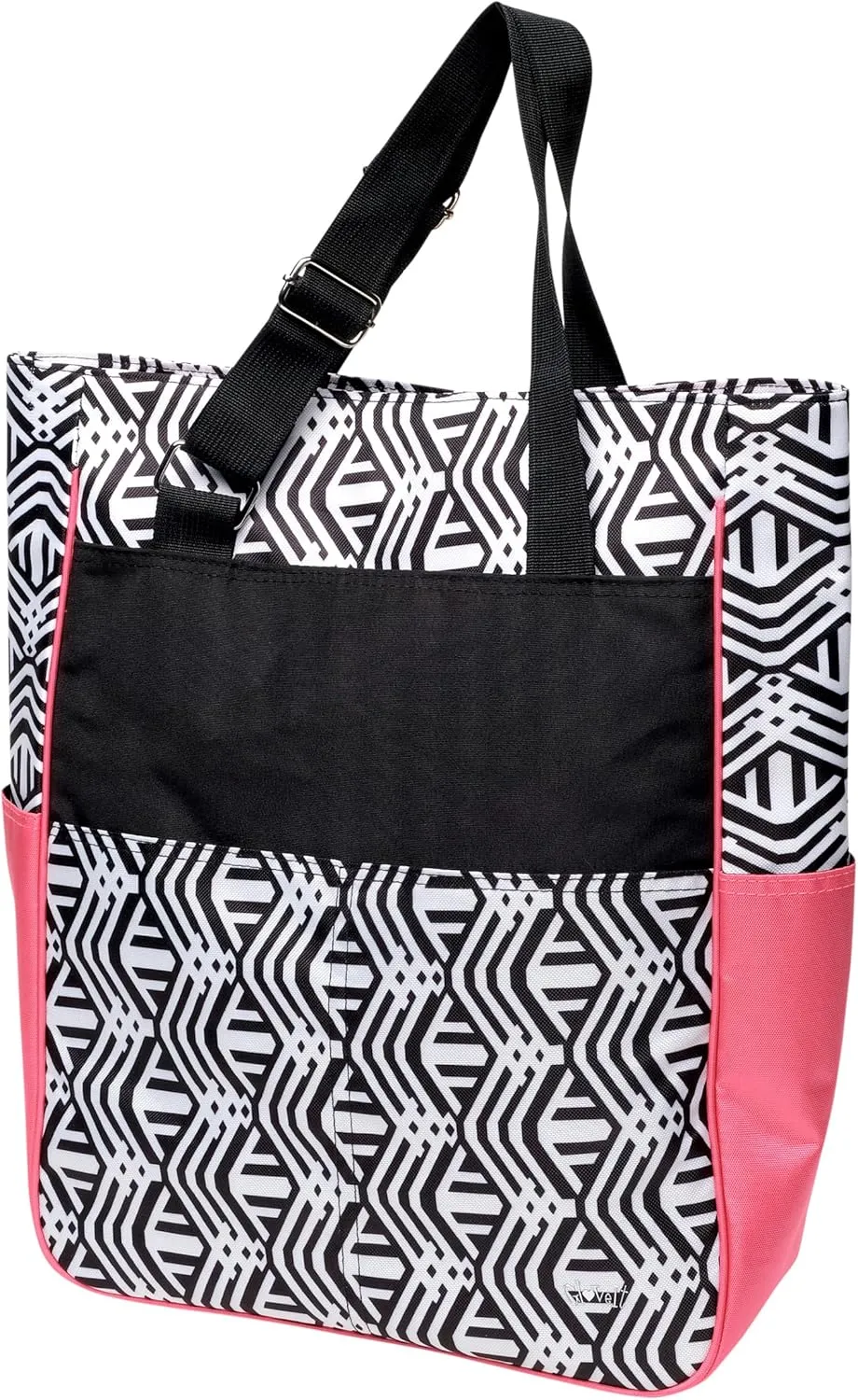 Glove It Tennis Tote Bag, Tennis Bag for Women, Ladies Sports Shoulder Bag, Large Tote with 6 Pockets, fits 2 Rackets.