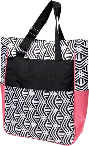 Glove It Tennis Tote Bag, Tennis Bag for Women, Ladies Sports Shoulder Bag, Large Tote with 6 Pockets, fits 2 Rackets.