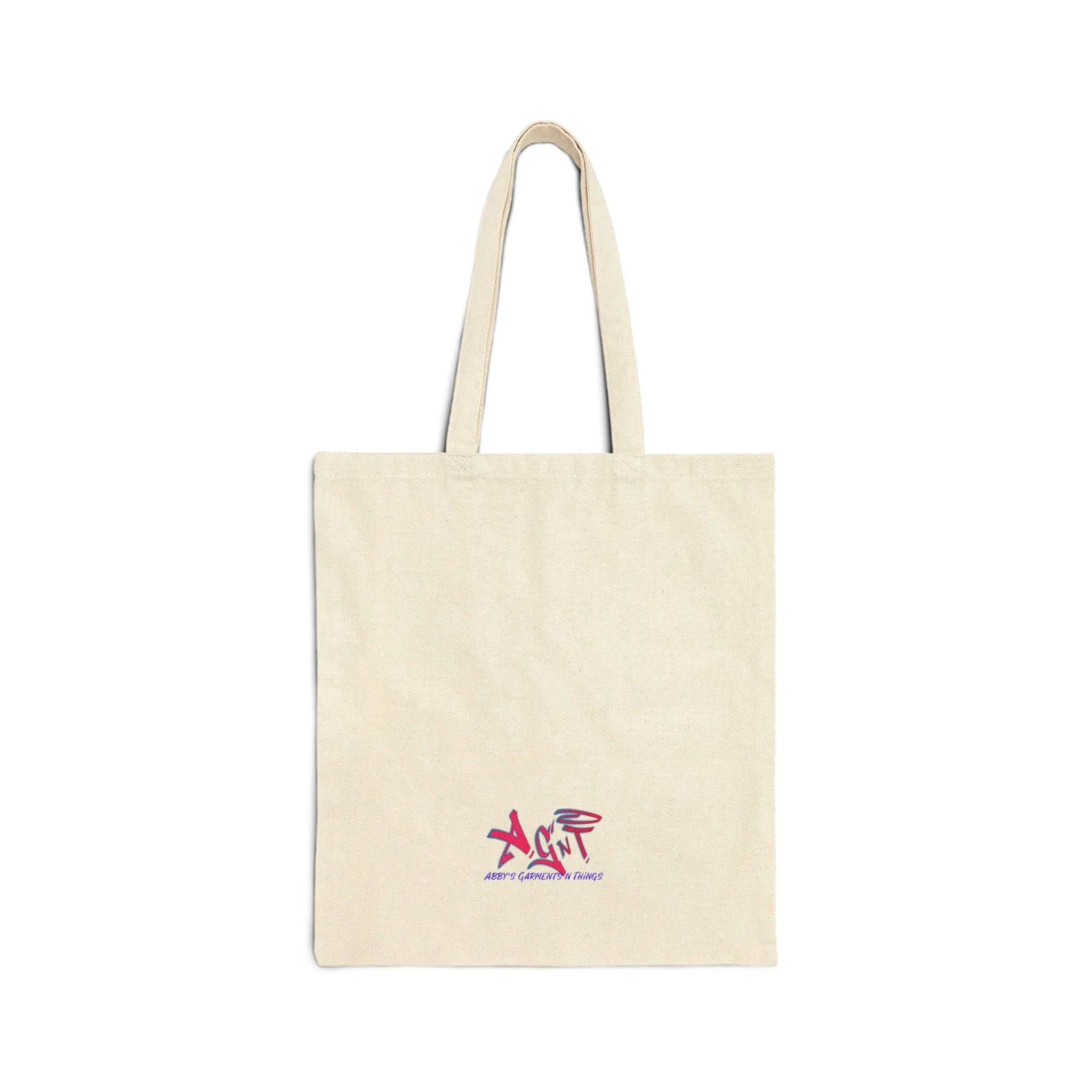 Grace tote Tan Cotton Canvas Tote Bag