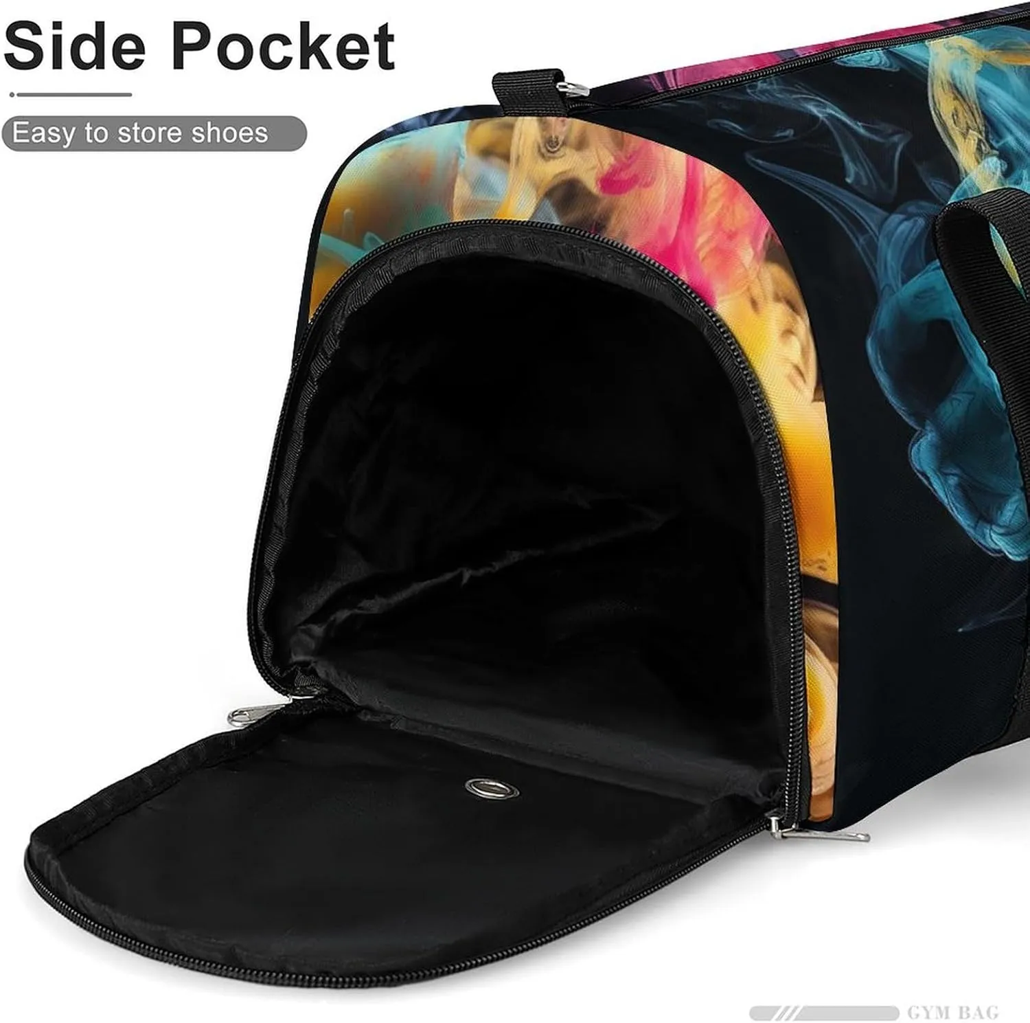 Gym Bag Melt In The Water Duffel Bag for Men Women Overnight Bag with Shoe Compartment Workout Bags