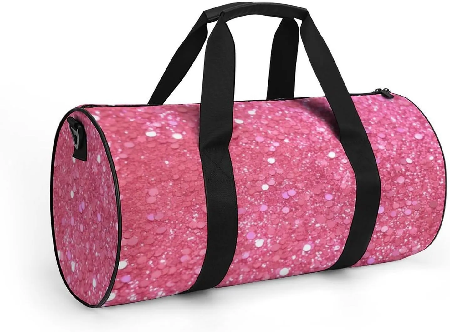 Gym Bag Sparkling Glitter Duffel Bag for Men Women Overnight Bag with Shoe Compartment Workout Bags
