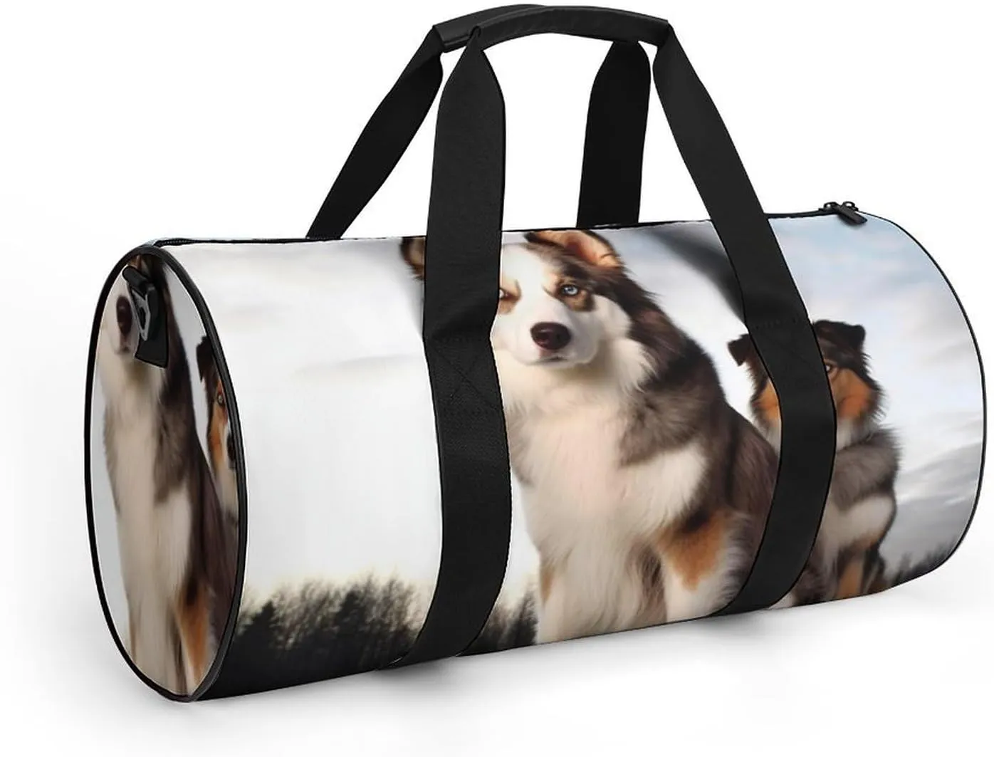 Gym Bags for Men Women Dogs Duffle Bag Travel Overnight Bag with Shoe Compartment Tote Bags